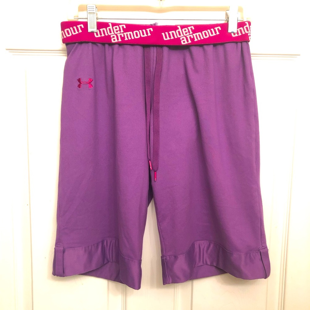 Purple Under Armor All Season Gear shorts M —#021